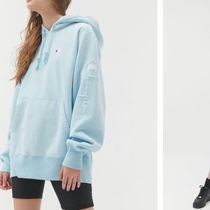 ISO UO sky blue campion sweatshirt